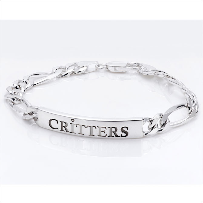 Sterling Silver ID Bracelet